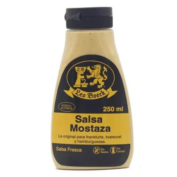 Mostaza bote LEO BOECK, bote 250 ml - 0.25 l - Imagen del producto en Findit