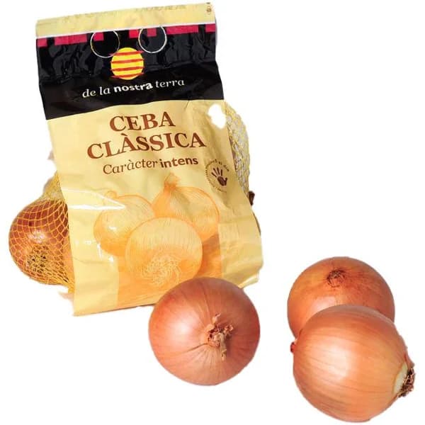 Cebolla clásica, malla 1 kg - 1 ud - Imagen del producto en Findit