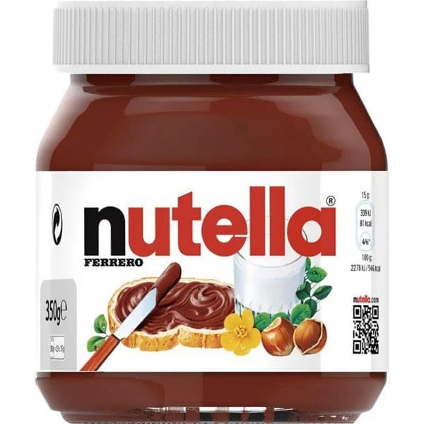 Crema de cacao NUTELLA, bote 350 g - 0.35 kg - Imagen del producto en Findit