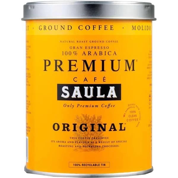 Café grand expresso premium natural SAULA, 250 g - 0.25 kg - Imagen del producto en Findit