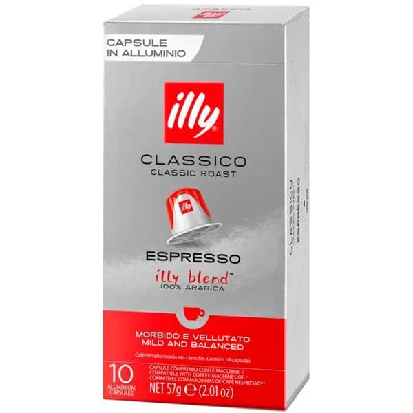 Café expresso clásico compatible Nespresso ILLY, caja 10 uds - 10 ud - Imagen del producto en Findit