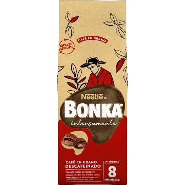 Café en grano descafeinado BONKA, paquete 500 g - 0.5 kg - Imagen del producto en Findit