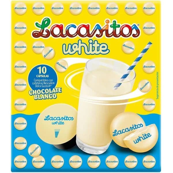Café lacasitos white compatible Dolce Gusto BAQUÉ, caja 10 uds - 1 ud - Imagen del producto en Findit