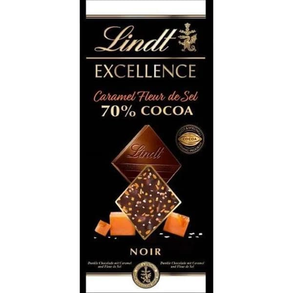 Chocolate passion caramel sel LINDT Excellence, tableta 100 g - 0.1 kg - Imagen del producto en Findit