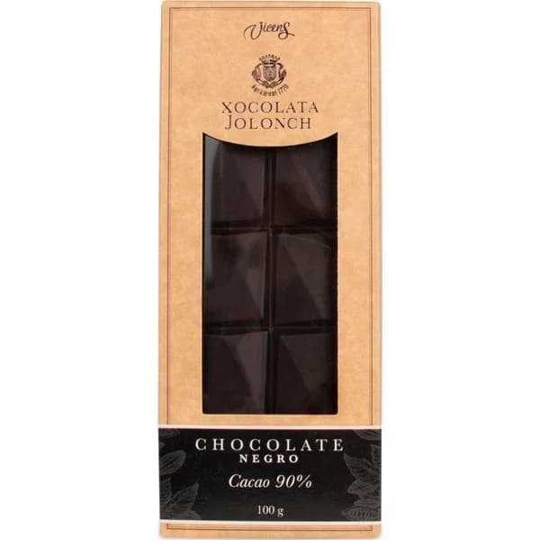 Chocolate de cacao 90% JOLONCH, tableta 100 g - 0.1 kg - Imagen del producto en Findit
