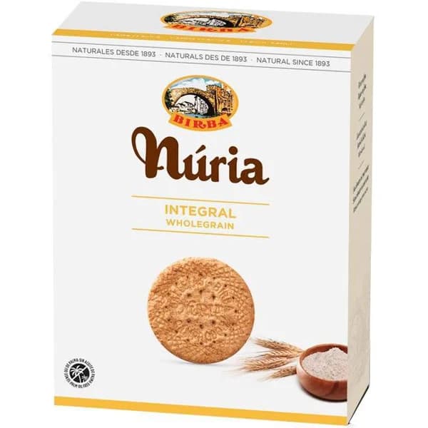 Galletas integrales NURIA, caja 470 g - 1 ud - Imagen del producto en Findit
