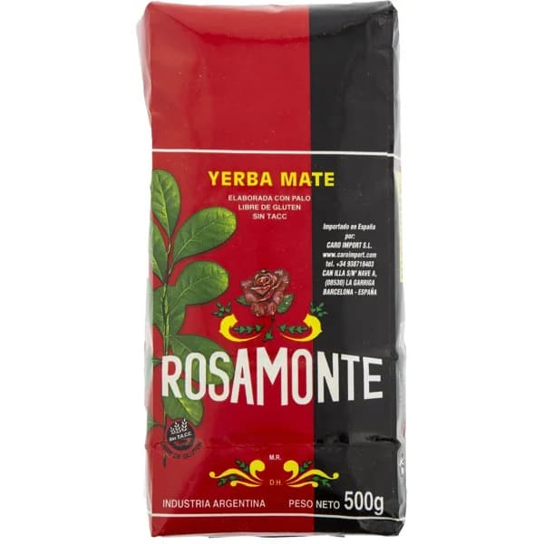 Yerba Mate ROSAMONTE, paquete 500 g - 0.5 kg - Imagen del producto en Findit