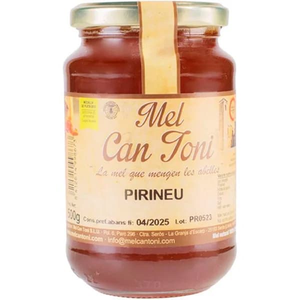 Miel del Pirineo CAN TONI, frasco 500 g - 0.5 kg - Imagen del producto en Findit