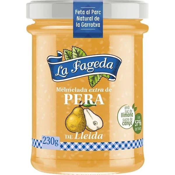 Mermelada de pera de Lleida LA FAGEDA, frasco 230 g - 0.23 kg - Imagen del producto en Findit