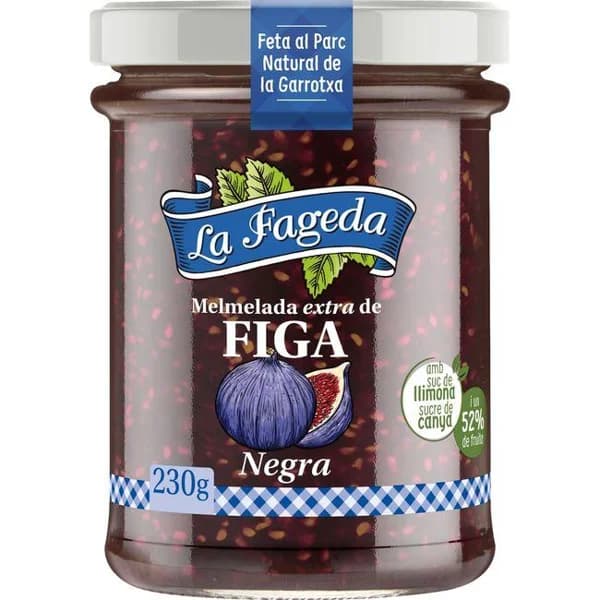 Mermelada de higo negro LA FAGEDA, frasco 230 g - 0.23 kg - Imagen del producto en Findit