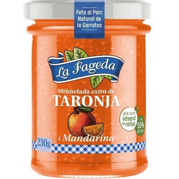 Mermelada Extra de Naranja y Mandarina LA FAGEDA, 230 g - 0.23 kg - Imagen del producto en Findit