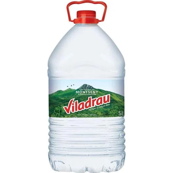 Agua mineral VILADRAU, garrafa 5 litros - 5 l - Imagen del producto en Findit