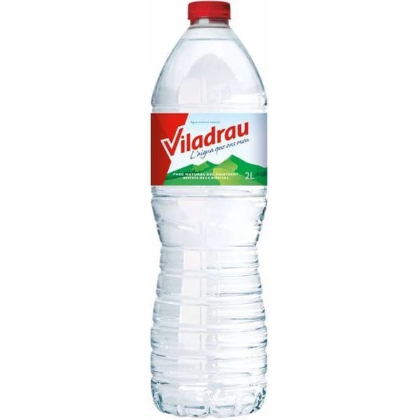 Agua mineral VILADRAU, botella 2 litros - 2 l - Imagen del producto en Findit