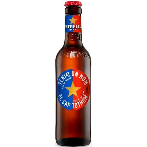 Cerveza ESTRELLA DAMM, botellín 33 cl - 0.33 l - Imagen del producto en Findit