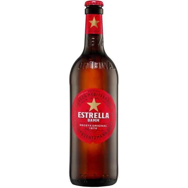 Cerveza ESTRELLA DAMM, botellín 66 cl - 0.66 l - Imagen del producto en Findit