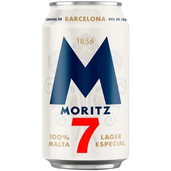 Cerveza MORITZ, lata 7x33 cl - 2.31 l - Imagen del producto en Findit