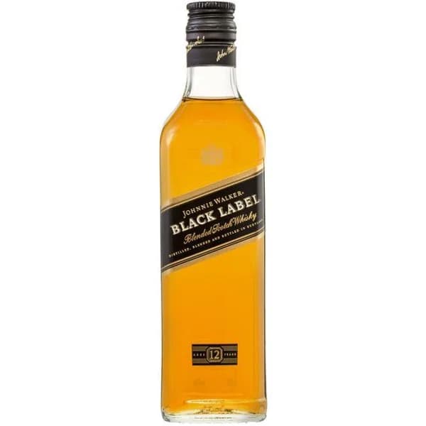 Whisky black 12y JOHNNIE WALKER, botella 20 cl - 0.2 l - Imagen del producto en Findit