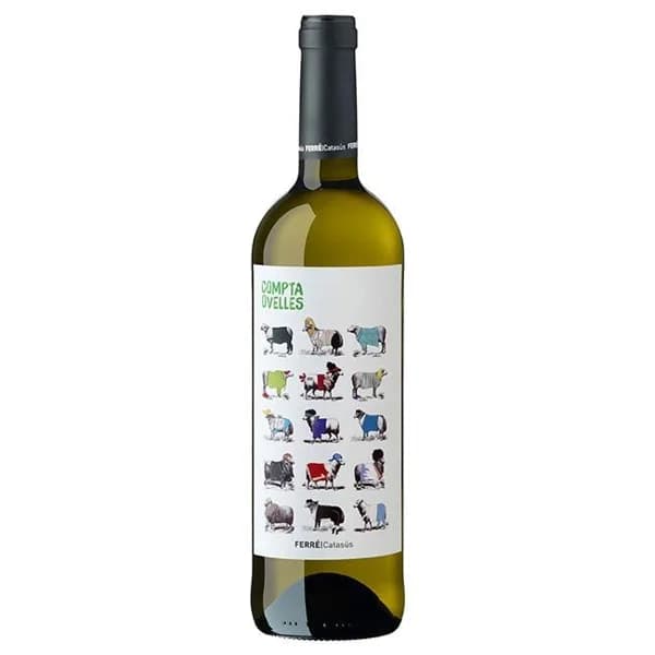 Vino Blanco Coupage D.O. Penedés COMPTAOVELLES, botella 75 cl - 0.75 l - Imagen del producto en Findit