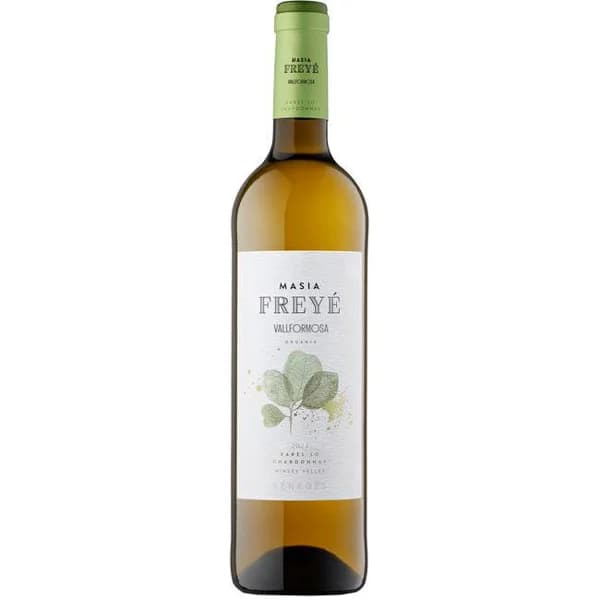 Vino blanco chardonnay D.O. Penedés MASIA FREYE, botella 75 cl - 0.75 l - Imagen del producto en Findit
