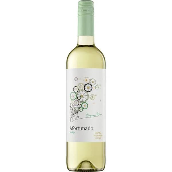 Vino blanco D.O. Rueda AFORTUNADO, botella 75 cl - 0.75 l - Imagen del producto en Findit