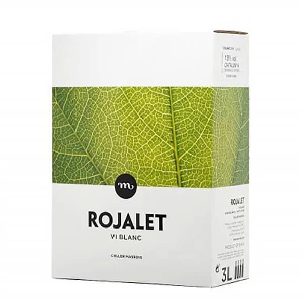 Rojalet Vino blanco bag in box D.O. Catalunya, garrafa 3 litros - 3 l - Imagen del producto en Findit