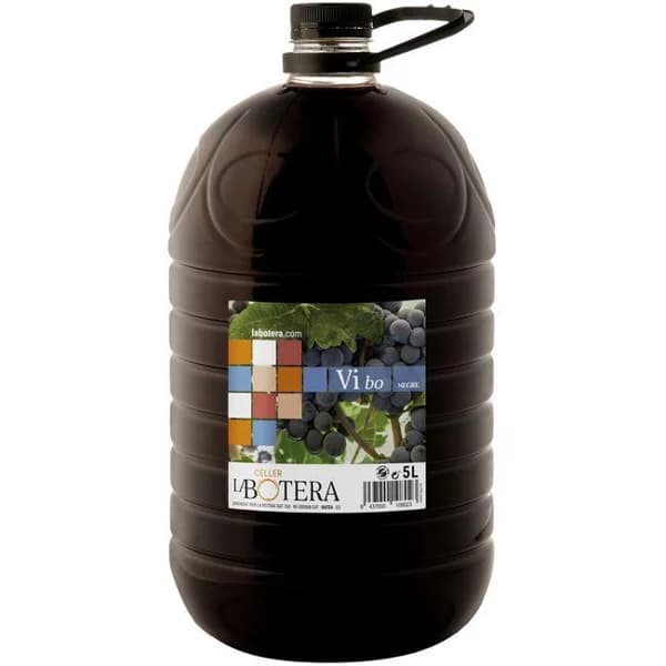 Vino Negro LA BOTERA, garrafa 5 litros - 5 l - Imagen del producto en Findit