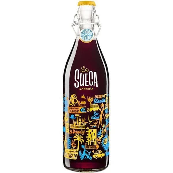 Sangria Premium LA SUECA, botella 1 litro - 1 l - Imagen del producto en Findit