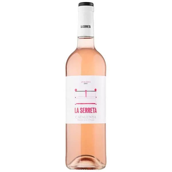 Vino rosado D.O. Cataluña LA SERRETA, botella 75 cl - 0.75 l - Imagen del producto en Findit