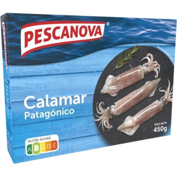 Calamar patagónico entero PESCANOVA, caja 450 g - 1 ud - Imagen del producto en Findit