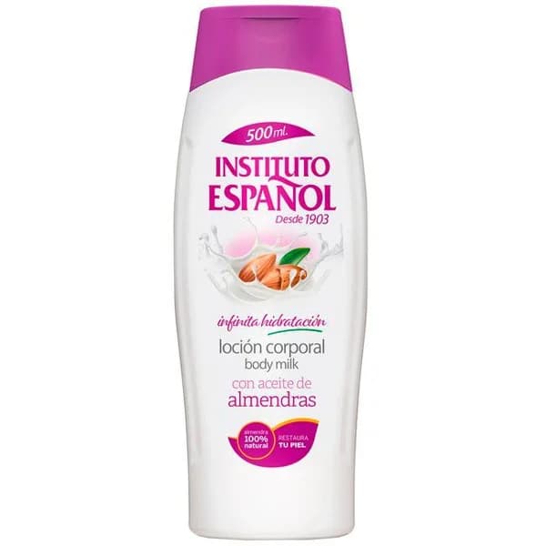 Loción corporal de almendras INSTITUTO ESPAÑOL, bote 500 ml - 0.5 l - Imagen del producto en Findit