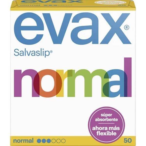 Salvaslip normal EVAX, caja 50 uds - 50 ud - Imagen del producto en Findit