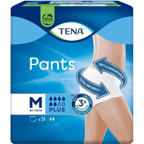 Pants de incontinencia plus Talla M TENA, paquete 9 uds - 9 ud - Imagen del producto en Findit