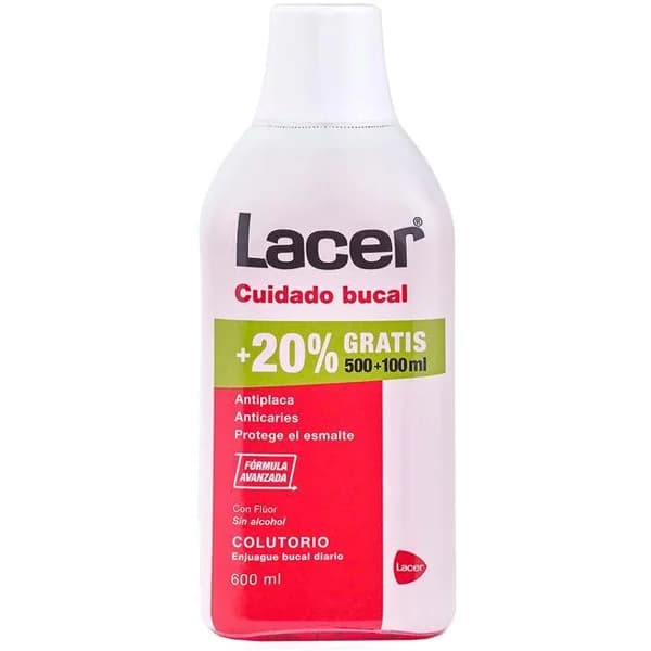 Colutorio LACER, botella 500 ml + 20% Gratis - 1 ud - Imagen del producto en Findit