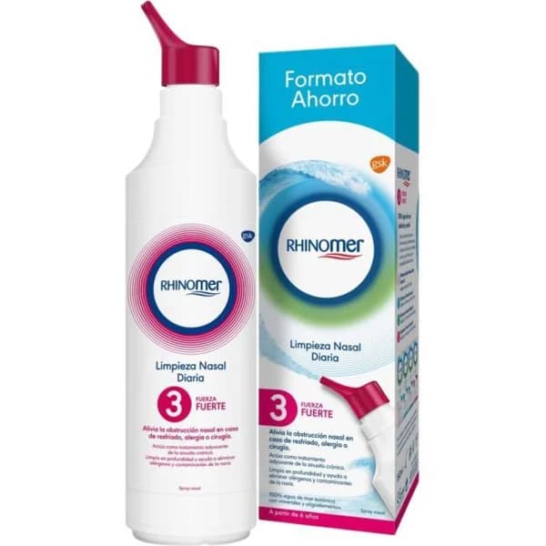 Agua de mar isotónica F-3 fuerte RHINOMER, bote 135+45 ml - 0.05 l - Imagen del producto en Findit