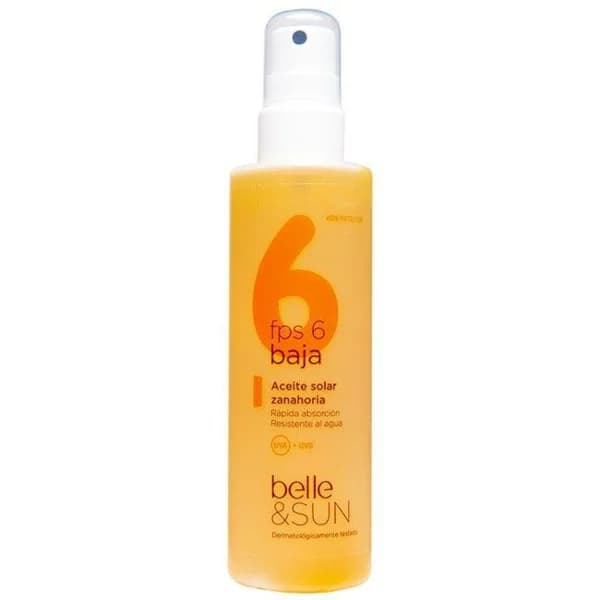 Aceite de zanahoria FP6 belle&SUN, spray 200 ml - 1 ud - Imagen del producto en Findit