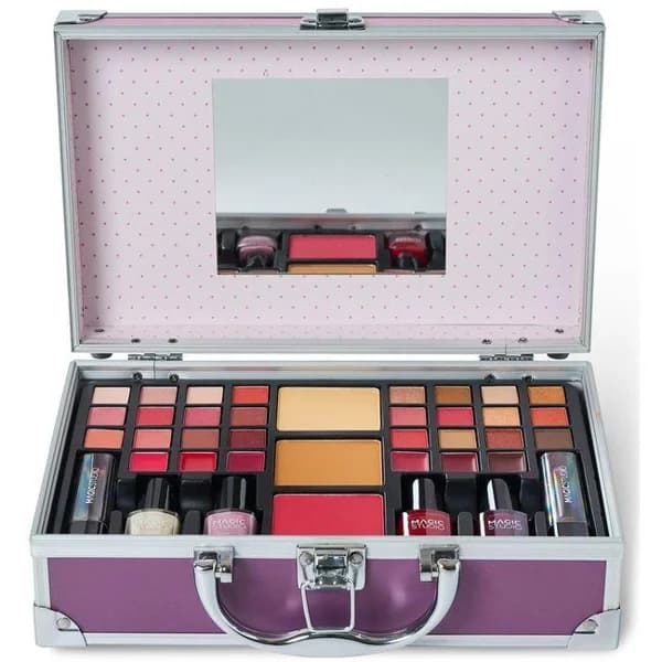 Maleta maquillaje pin up MAGIC STUDIO, pack 1 ud - 1 ud - Imagen del producto en Findit