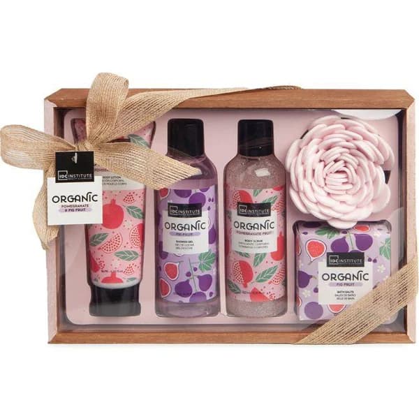 Set baño organic 5 piezas IDC INSTITUTE, 1 ud - 1 ud - Imagen del producto en Findit
