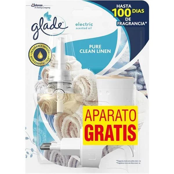 Ambientador eléctrico frescor GLADE, aparato+recambio - 1 ud - Imagen del producto en Findit