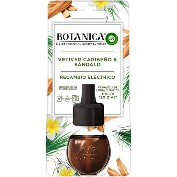 Ambientador eléctrico vetiver BOTANICA, recambio 1 ud - 1 ud - Imagen del producto en Findit