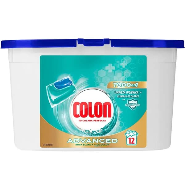 Detergente higiene en cápsulas COLON ADVANCE, caja 12 dosis - 12 ud - Imagen del producto en Findit
