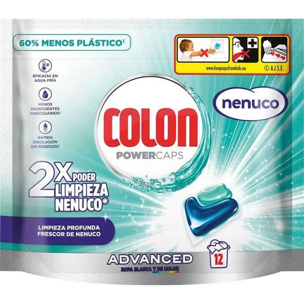 Detergente en cápsulas Nenuco COLON, bolsa 12 dosis - 12 ud - Imagen del producto en Findit