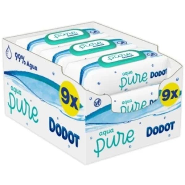Toallitas Aqua Pure DODOT, pack 9x48 uds - 432 ud - Imagen del producto en Findit