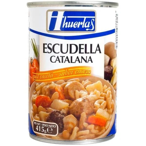 "Escudella" catalana HUERTAS, lata 415 g - 0.42 kg - Imagen del producto en Findit
