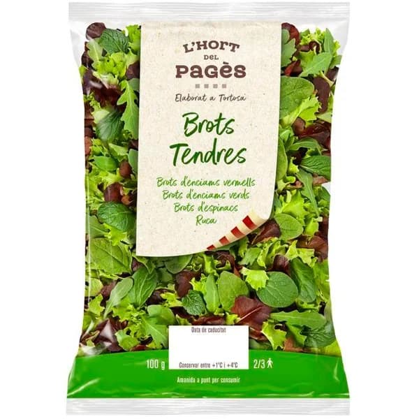 Brotes tiernos L'HORT DEL PAGES, 100 g - 0.1 kg - Imagen del producto en Findit