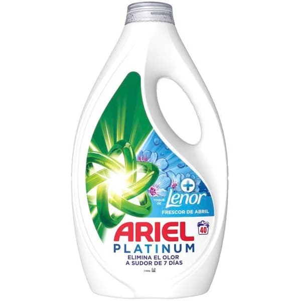 Detergente líquido ARIEL Frescor Abril, garrafa 40 dosis - 40 ud - Imagen del producto en Findit