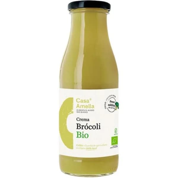 Crema de Brócoli Bio CASA AMELLA, botella 500ml - 0.5 l - Imagen del producto en Findit
