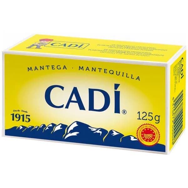 Mantequilla CADI, bloque 125 g - 0.12 kg - Imagen del producto en Findit
