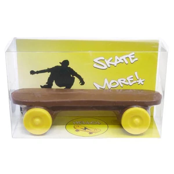 Figura de chocolate skate MUSFI'S, 80 g - 1 ud - Imagen del producto en Findit