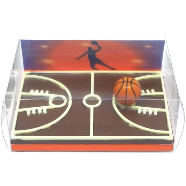 Figura de chocolate cancha de basquet MUSFI'S, 100 g - 1 ud - Imagen del producto en Findit