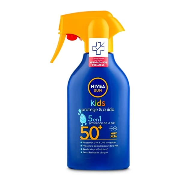 Protector solar infantil protege & cuida spf 50+ Nivea spray 270 ml - 0.36 l - Imagen del producto en Findit
